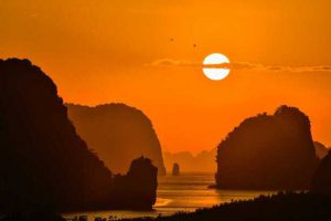 Phang Nga bay sunset cruise