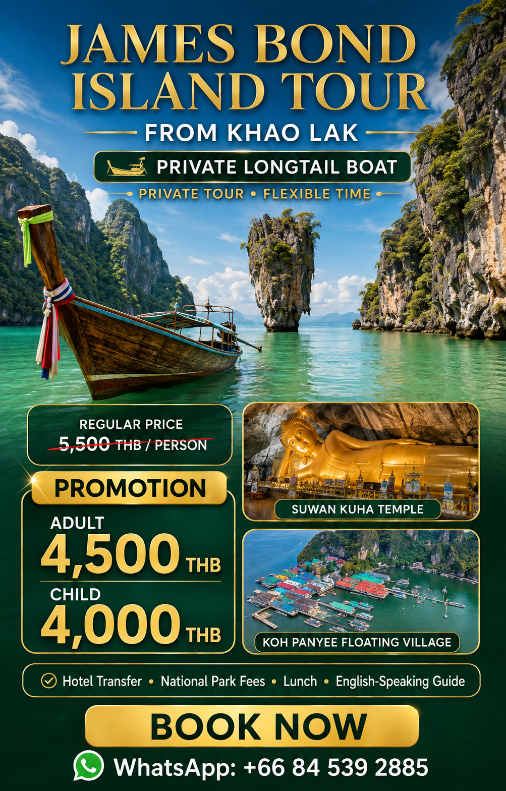 james bond island tour from khao lak